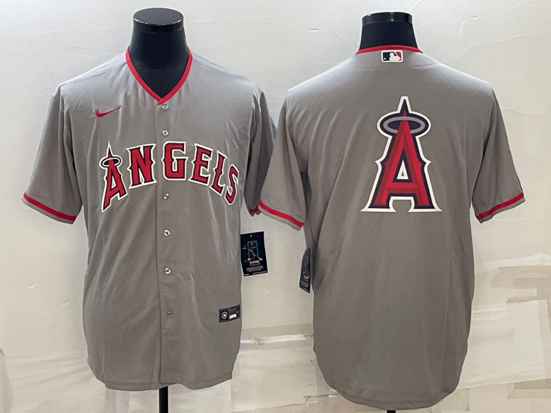 Men's Los Angeles Angels Gray Alternate Team Jersey